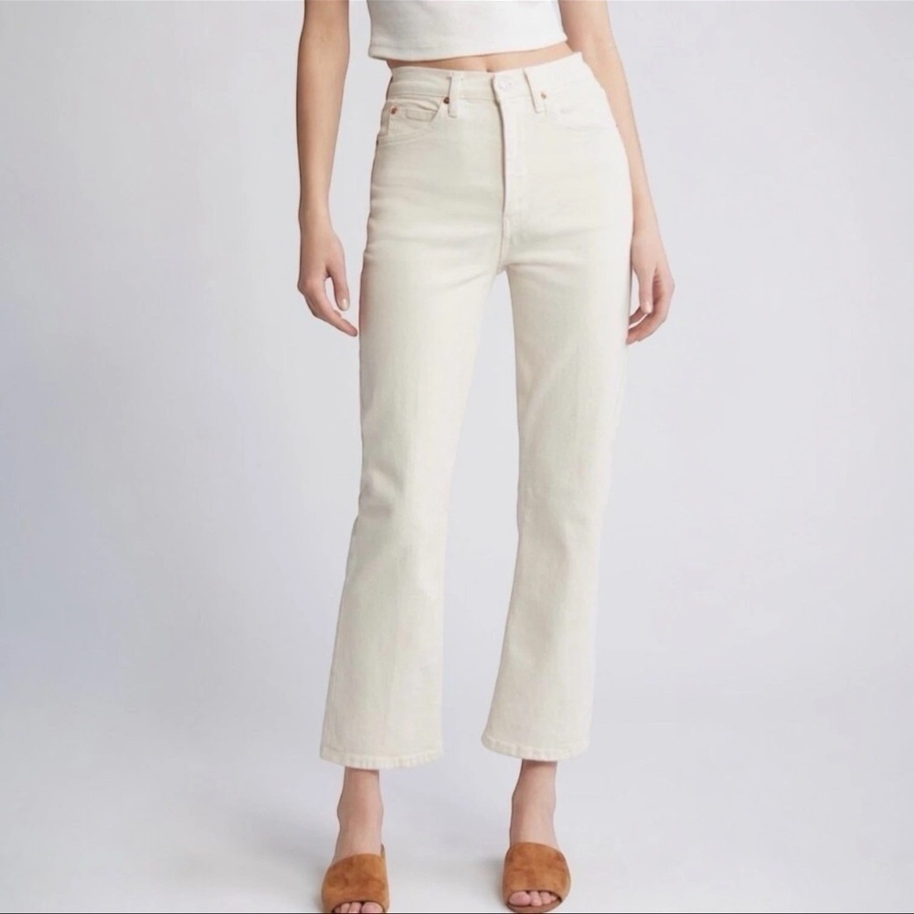 NWT RE/DONE 70s Bootcut Jeans White Size: 28 or Women's 6 - Picture 2 of 8